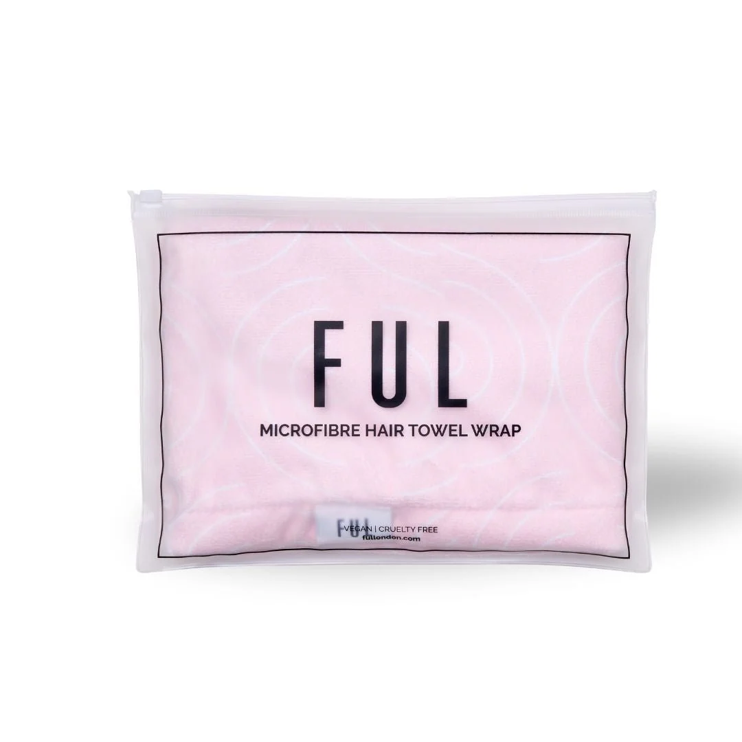 FUL Microfibre Hair Towel Wrap – Super Absorbent Quick-Dry Turban for Wet Hair | Soft & Lightweight - Image 3